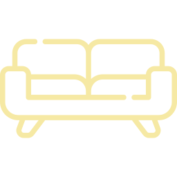 Polsterreinigung eines zweisitzigen Sofas